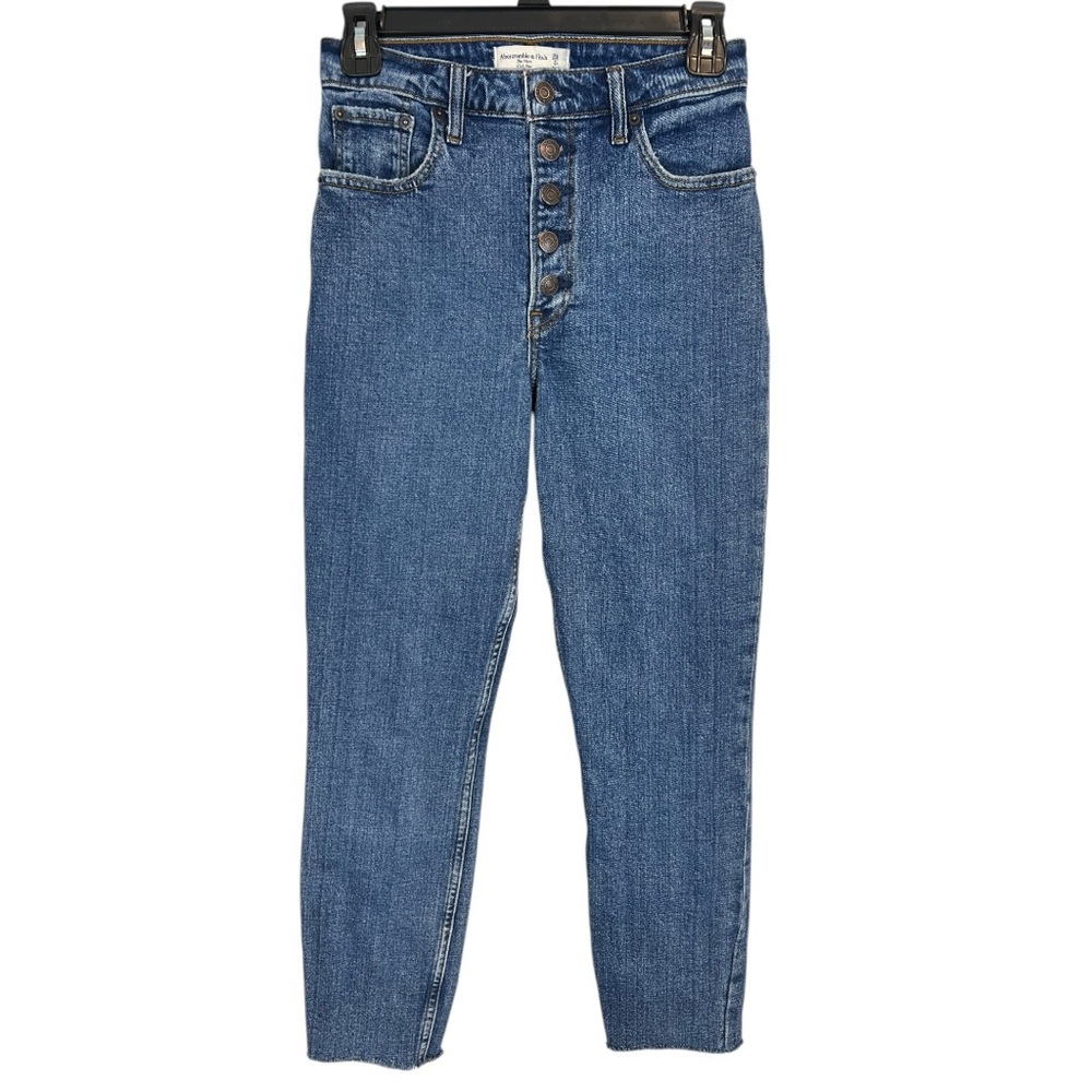 Abercrombie & Fitch The Mom High Rise Denim Curve Love Jeans